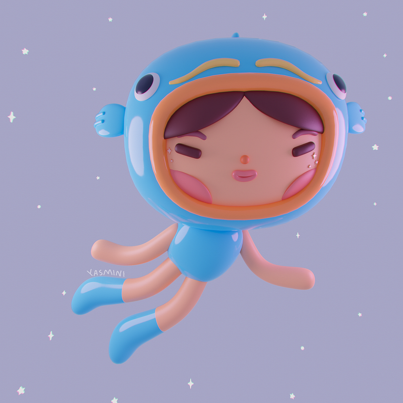 Kawaii 3D for All Levels: Course by Yasmin Islas by Yasmin Islas Domínguez