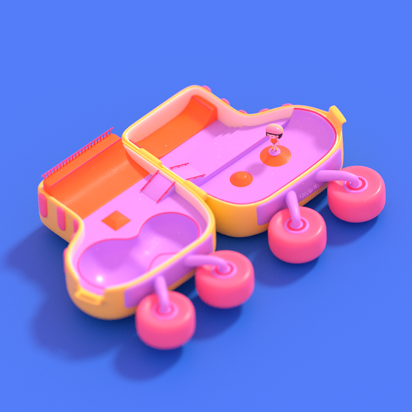 Express Yourself Through Kawaii 3D Art by Yasmin Islas Domínguez
