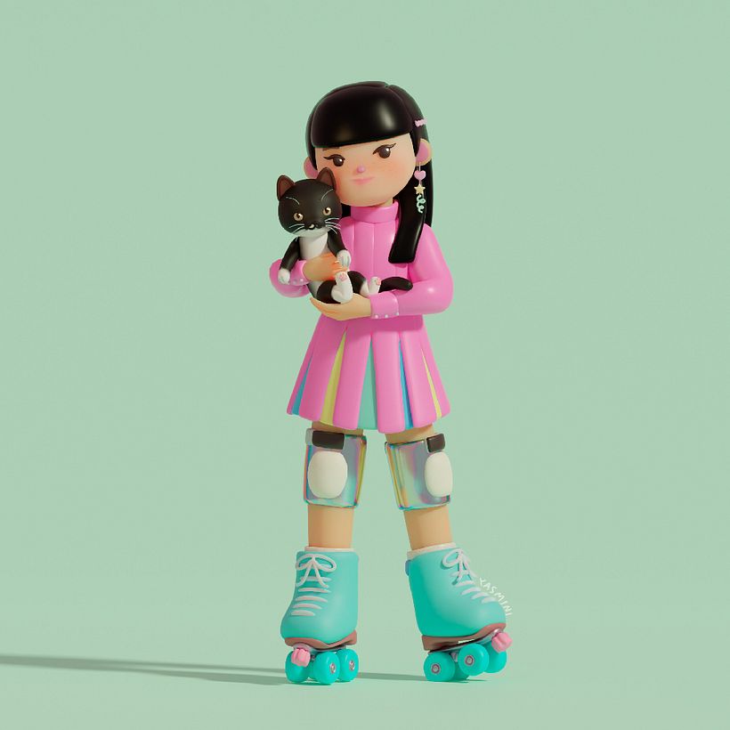 Master 3D Kawaii Design | A Creative Course by Yasmin Islas Domínguez on Domestika Master 3D Kawaii Design | A Creative Course by Yasmin Islas Domínguez on Domestika