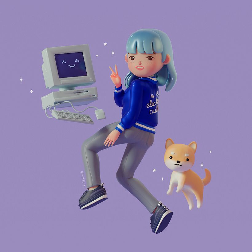 Kawaii 3D Modeling Made Easy: Course by Yasmin Islas by Yasmin Islas Domínguez