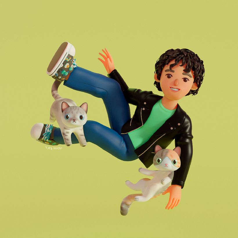Design Playful Kawaii Characters in 3D: Blender by Yasmin Islas Domínguez