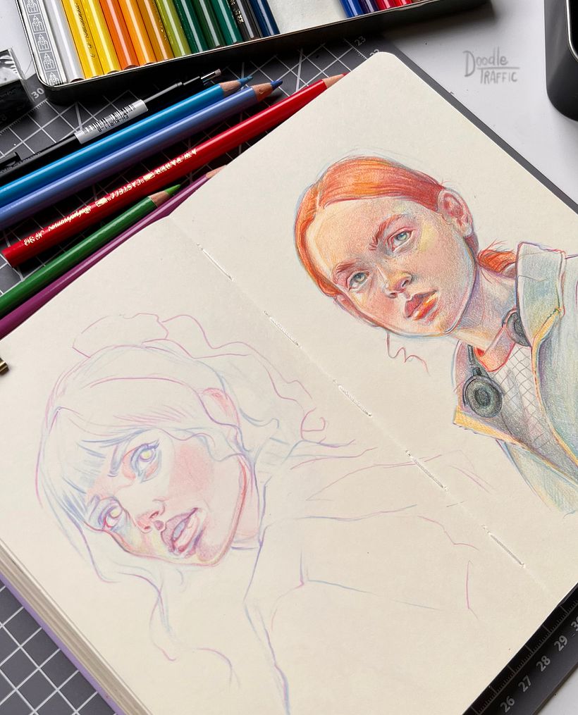 Sketchbooking for Portraits: Expert Tips | Gabriela Niko by Gabriela Niko
