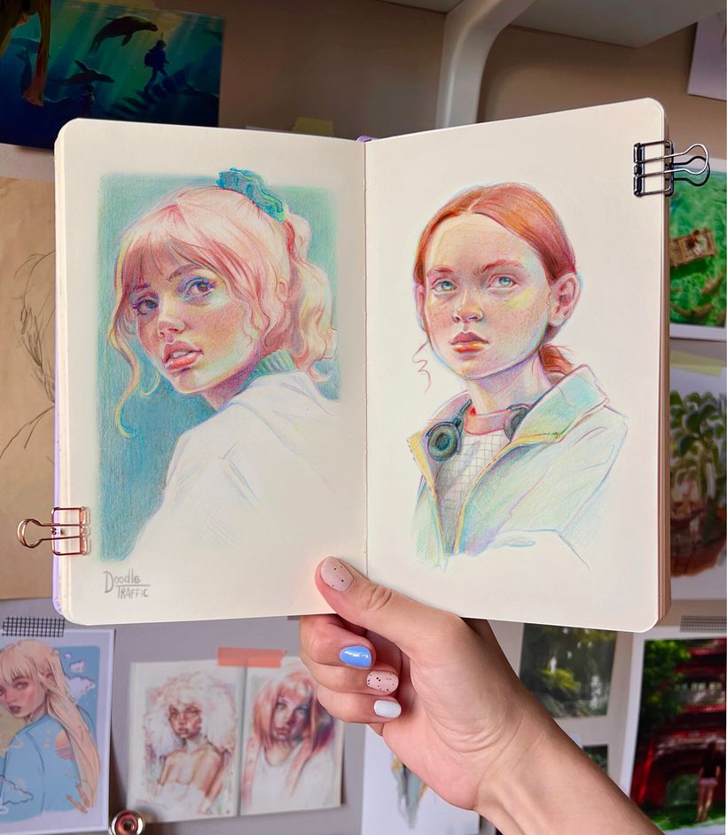Life in Every Line: Portrait Sketching | Gabriela Niko by Gabriela Niko