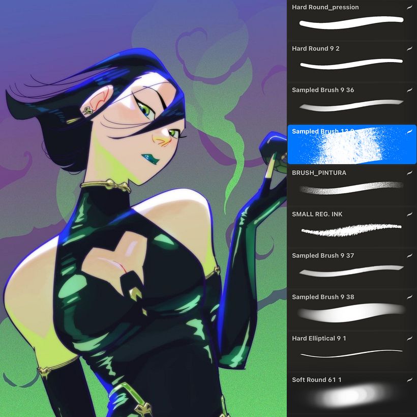 Pack of Photoshop Brushes for Character Design