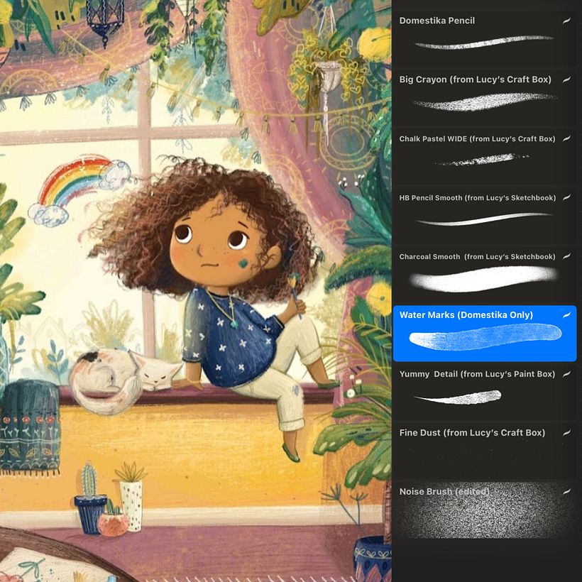 Free Procreate Brushes for Children's Illustration