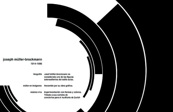 Tributo a Joseph Müller Brockmann 1