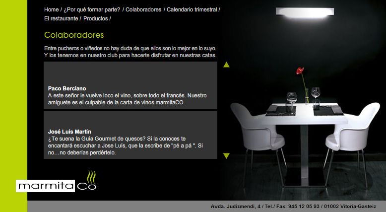 Restaurante Marmitaco web 3