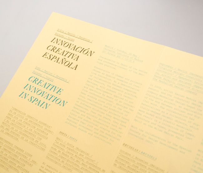Folleto Innovación Creativa Española 3