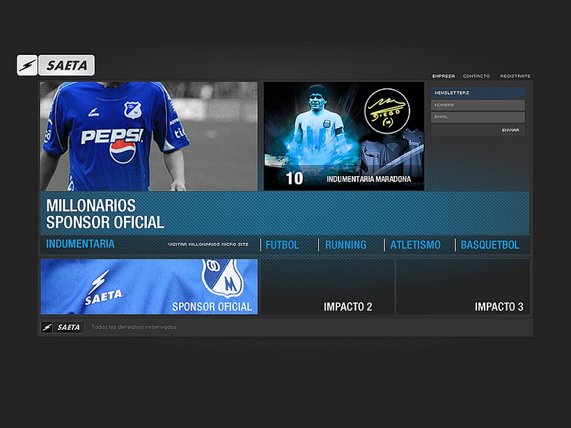 Sitio Web Saeta Colombia 1