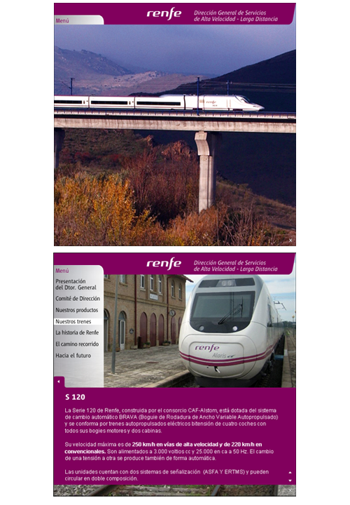 presentación multimedia Renfe 3