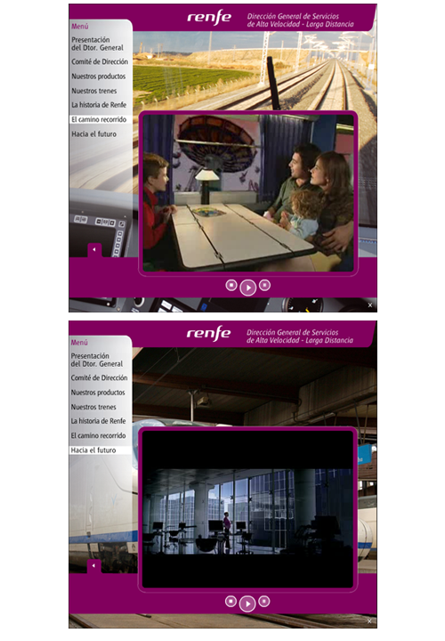 presentación multimedia Renfe 2