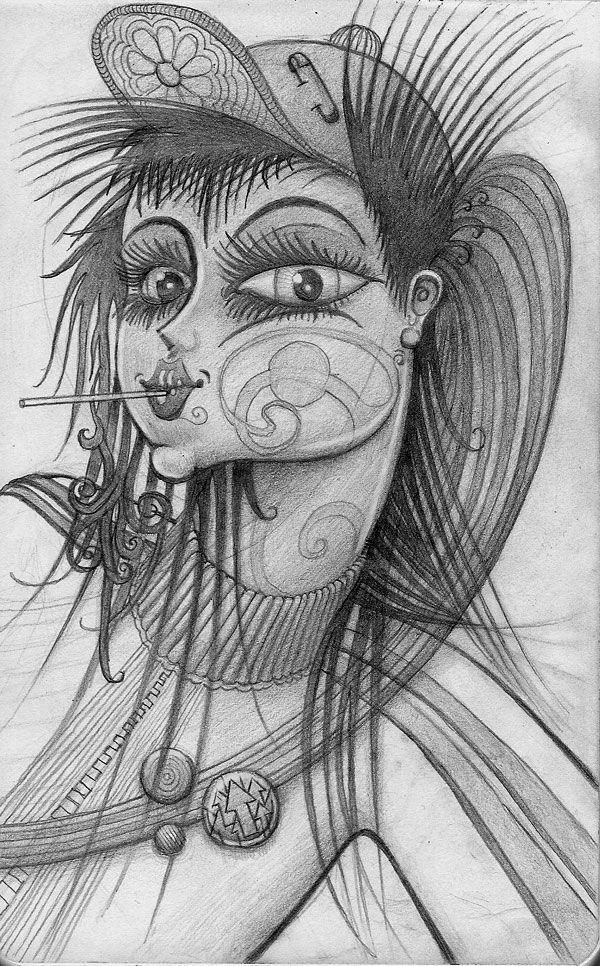 Bocetos de personajes 2