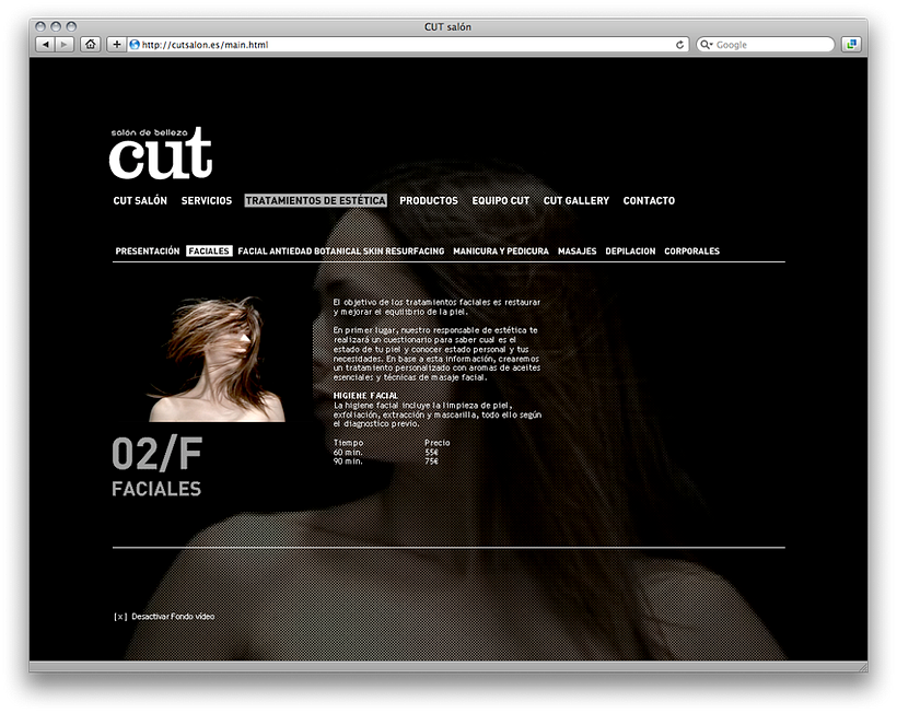 Cut Salón - Programming