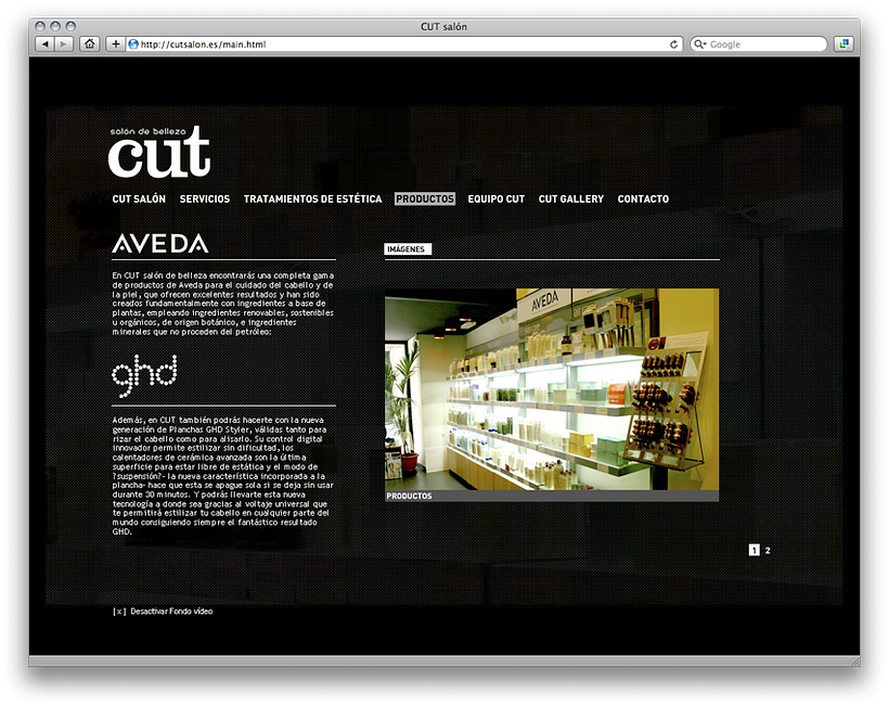 Cut Salón - Programming
