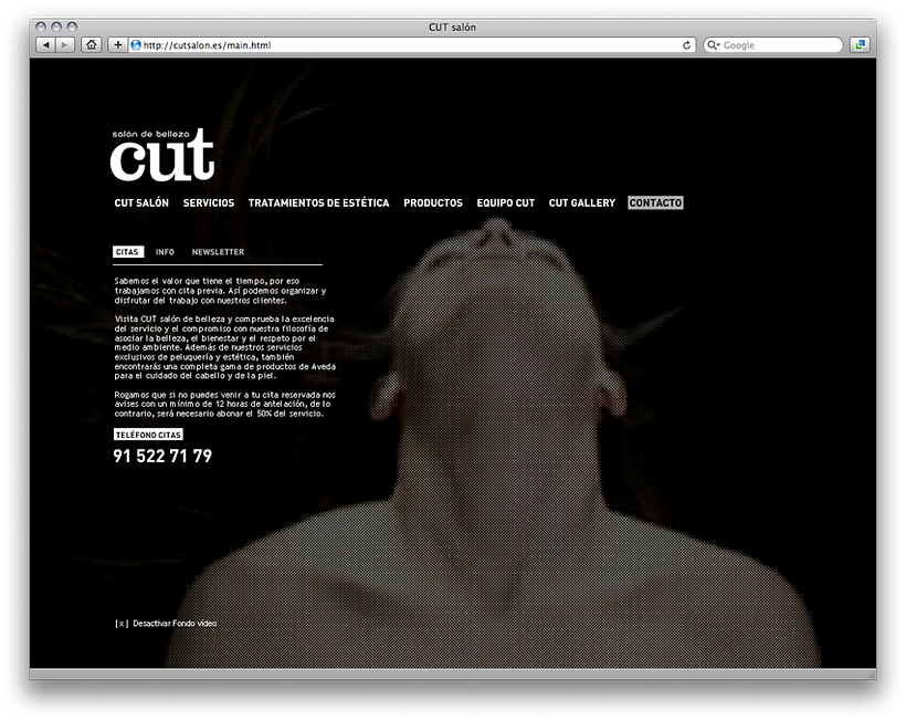 Cut Salón - Programming
