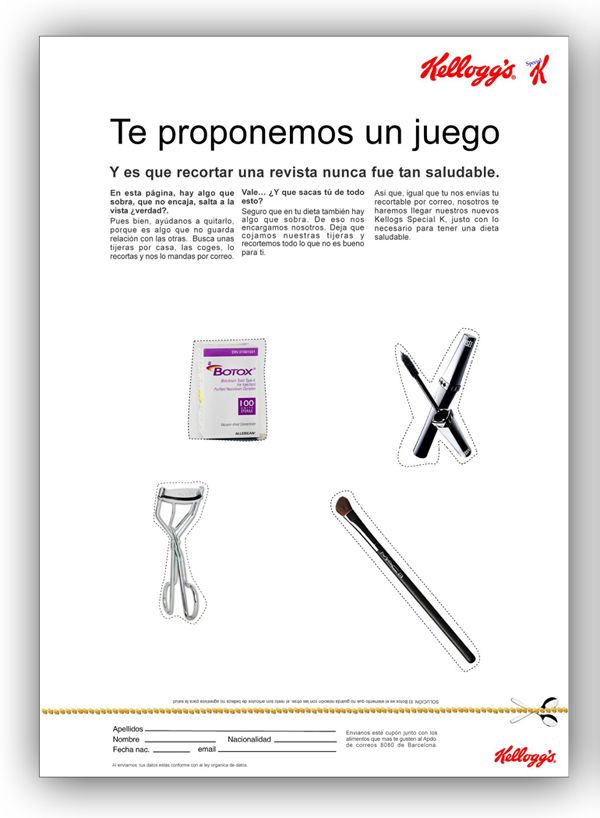 Cupón Special K- Te proponemos un juego 2
