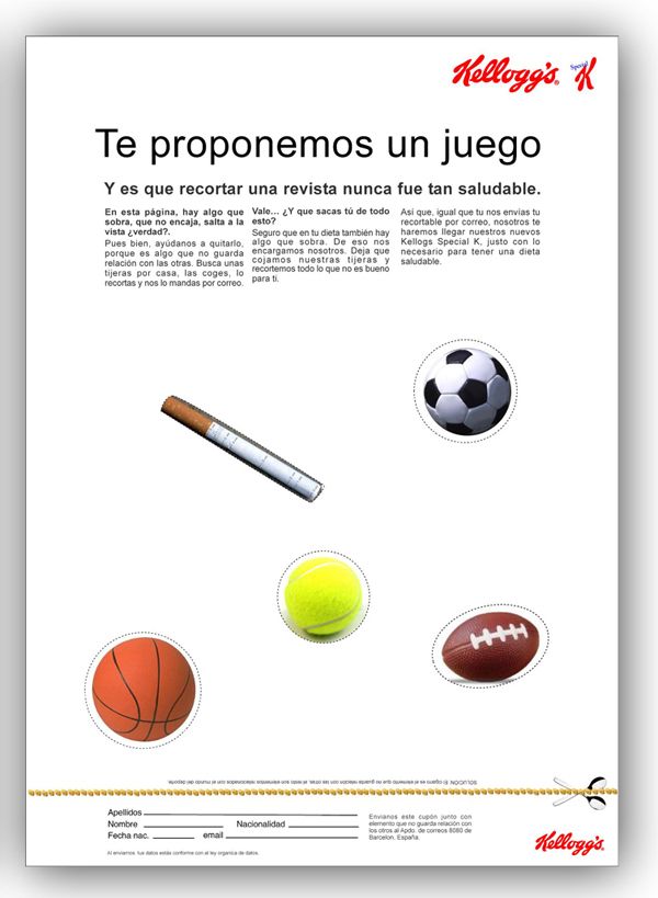 Cupón Special K- Te proponemos un juego 3