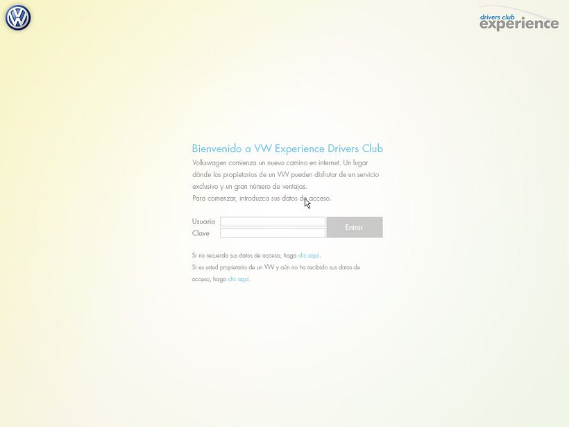 Portal CRM de Volkswagen España  2