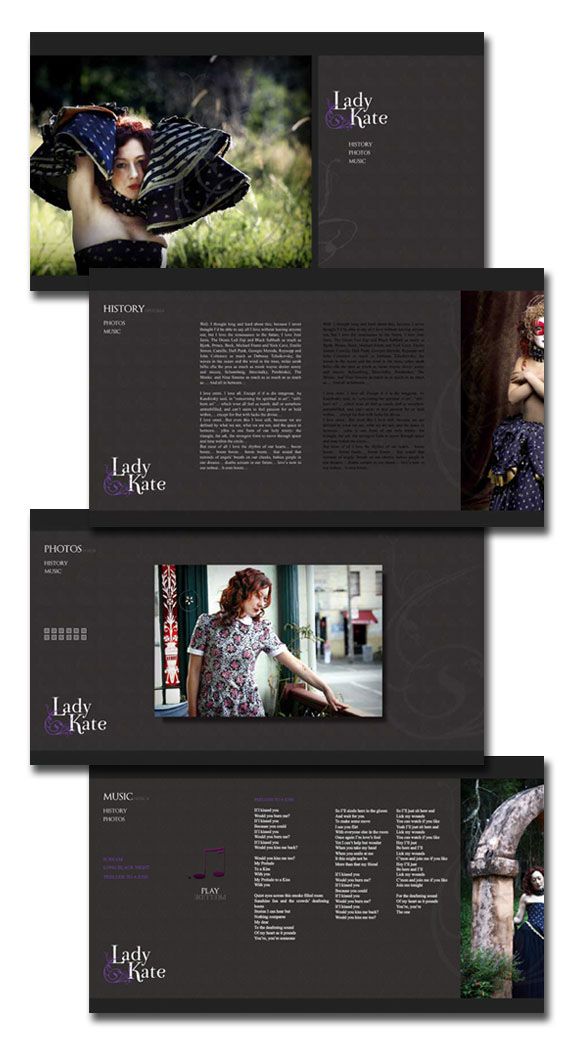 LADY KATE WEBSITE 1