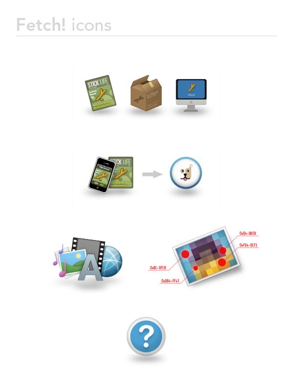 Fetch! Corporate Identity and UI design 2