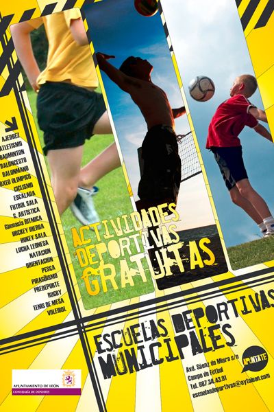 Cartel Escuelas deportivas 1