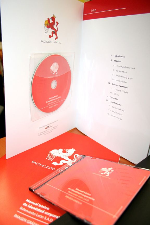 Manual de Imagen Corporativa Baloncesto León 1