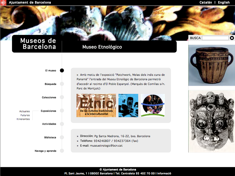 Web museos de Barcelona 3