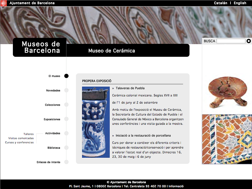 Web museos de Barcelona 2