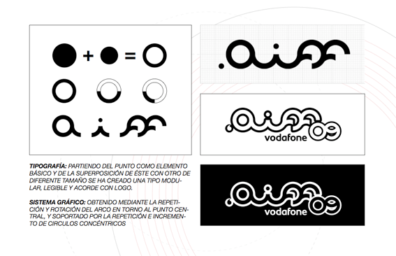 Identidad corporativa festival vodafone.aiff'09 1