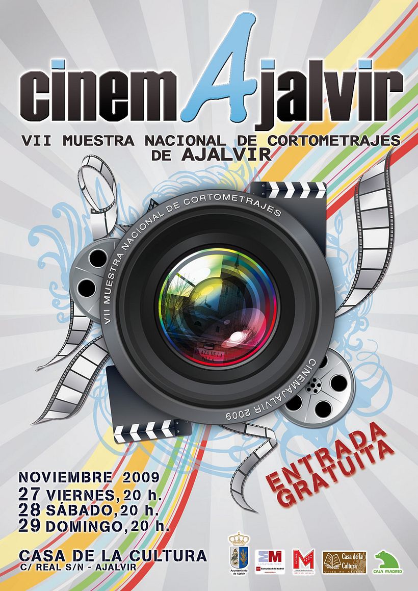 Concepto Gráfico - VII Muestra Nacional de Cortometrajes de Ajalvir 09 1
