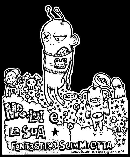 dibujos sobre papel en blanco y negro 13