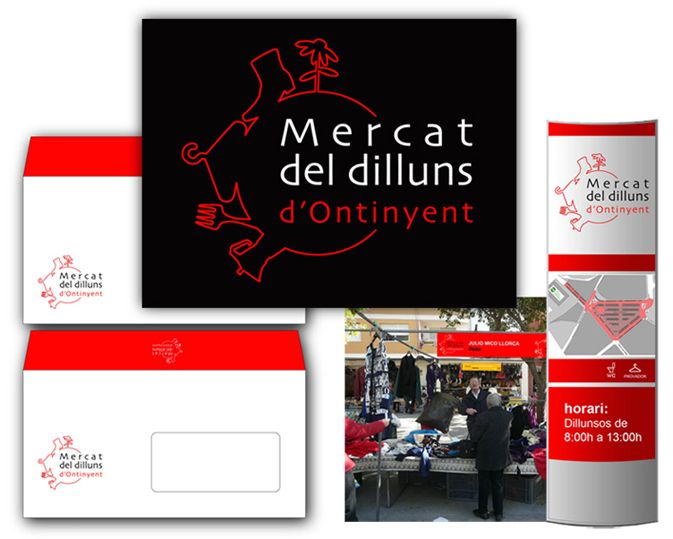 Imagen corporativa, Mercat del dilluns d'Ontinyent 1