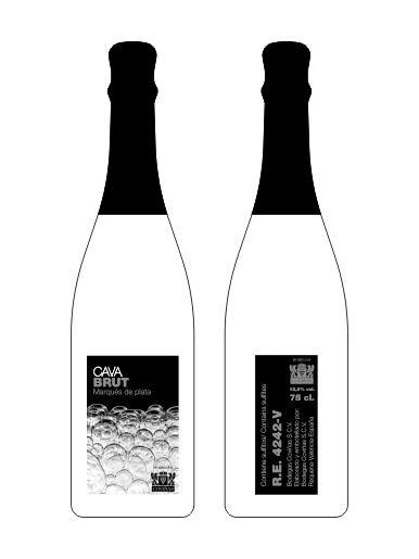 Concurso de Diseño de Etiquetas Contraetiquetas y Cápsulas para Cava BODEGAS COVIÑAS S.C.V. 1