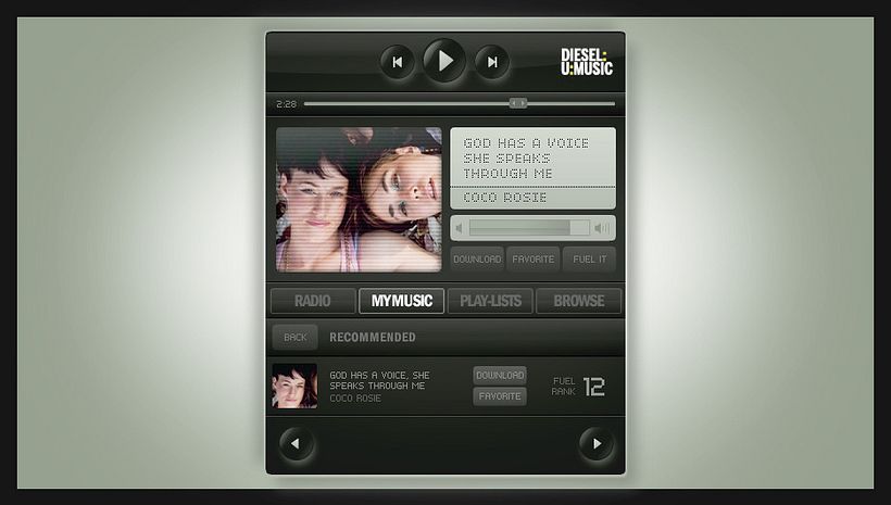 Diesel U:Music player 1