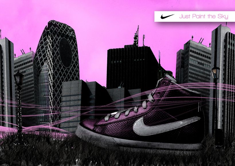 Nike 'Just paint de sky' 1