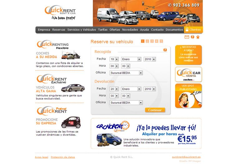 Web E-commerce Quick Rent 2