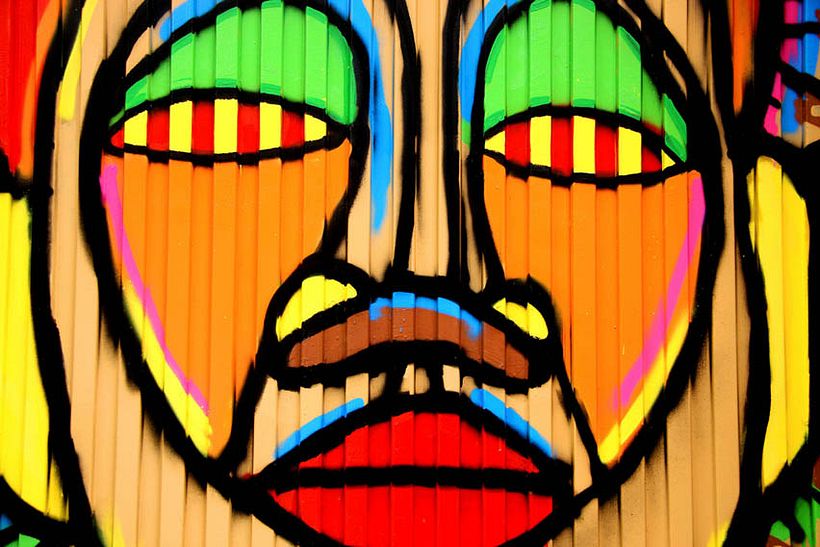 Mural en galería GAZZAMBO (arte africano contemporaneo), CONFUSION Group. / Mural gallery GAZZAMBO (Google Maps) (contemporary African art). 4