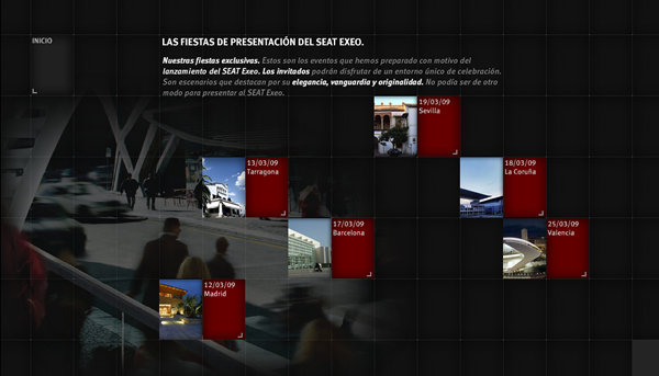 Seat Exeo Microsite España 2