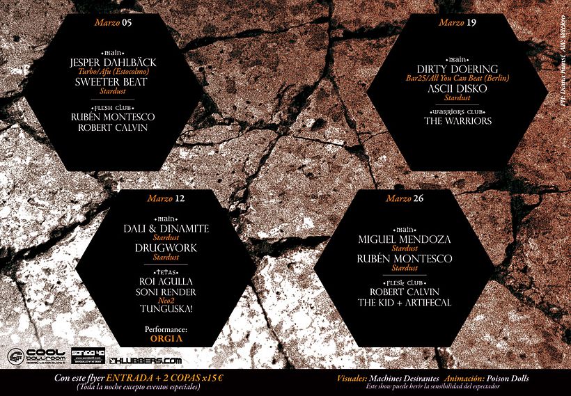 Stardust Tarot flyers 8