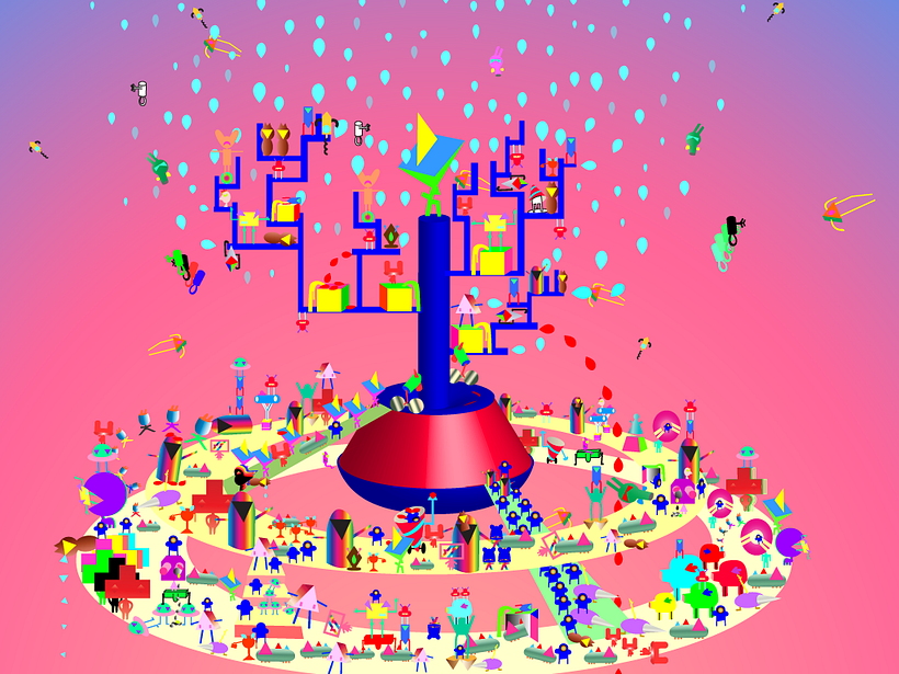 fountain tree, inside luv destructor 1