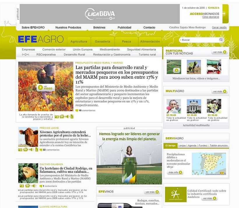 Web EFEAGRO 2