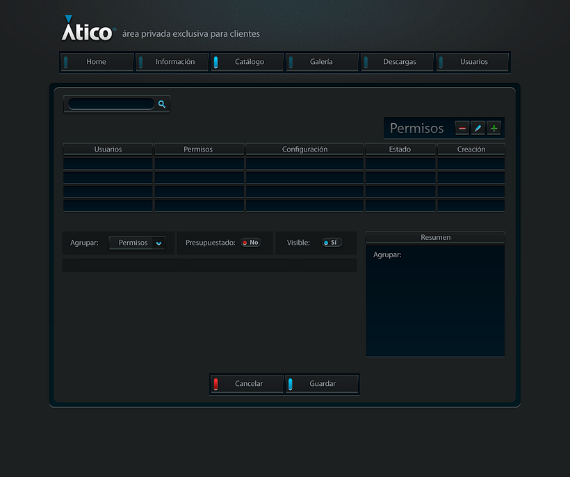GUI - CMS Ático estudio 1
