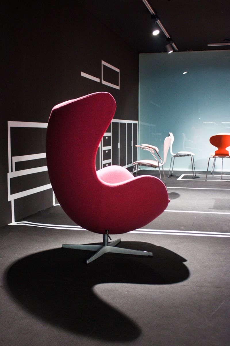 Reportaje fotográfico exposición Arne Jacobsen 2