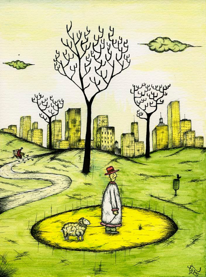Tinta, papel y acrílico 6