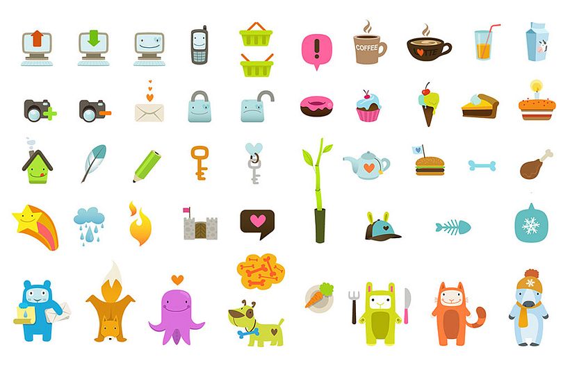 Diseño de iconos - varias 2