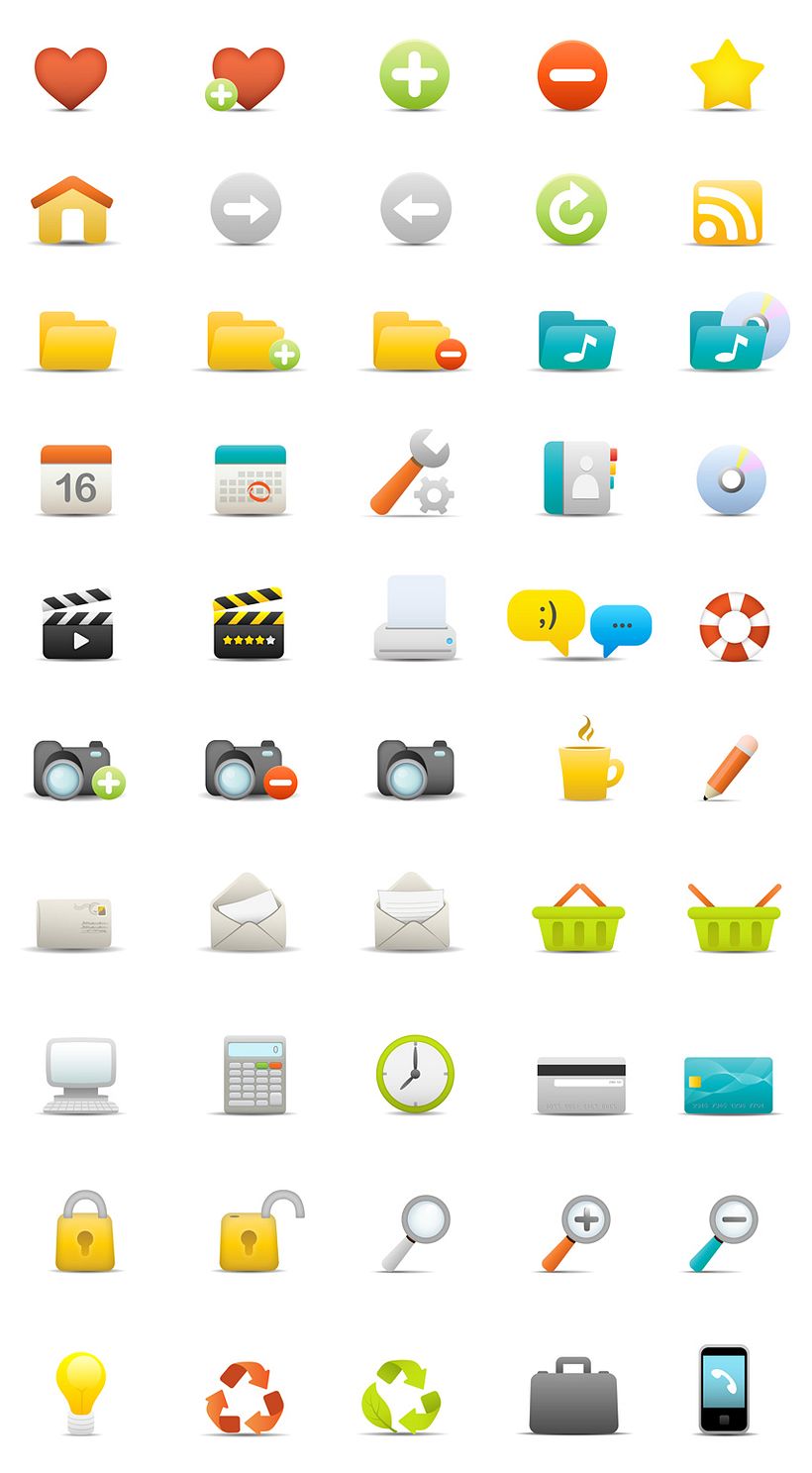 Diseño de iconos - varias 1