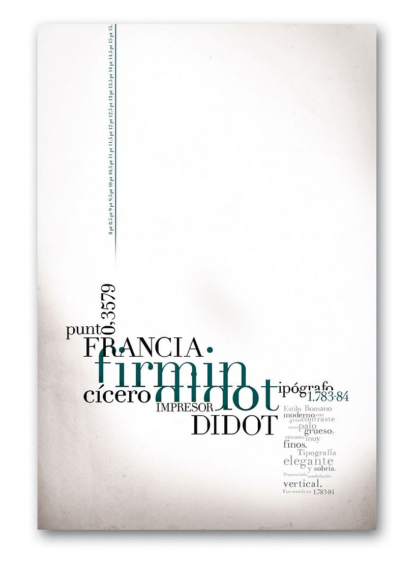 Cartel Didot 1