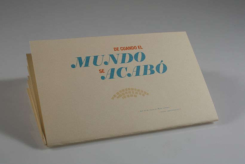 De cuando el mundo se acabó - Design 