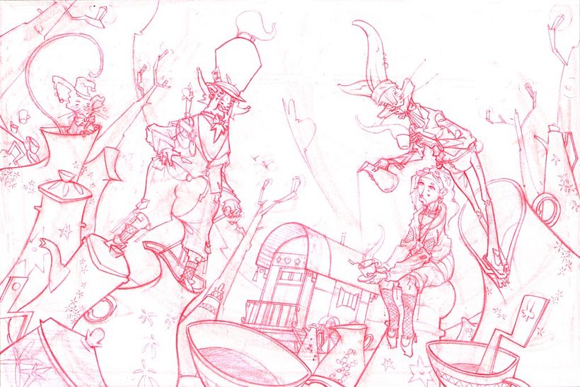 Alicia en el País de las Maravillas - WIP 5