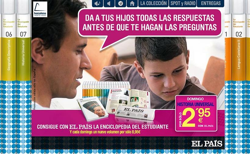 Microsite Enciclopedia - Design